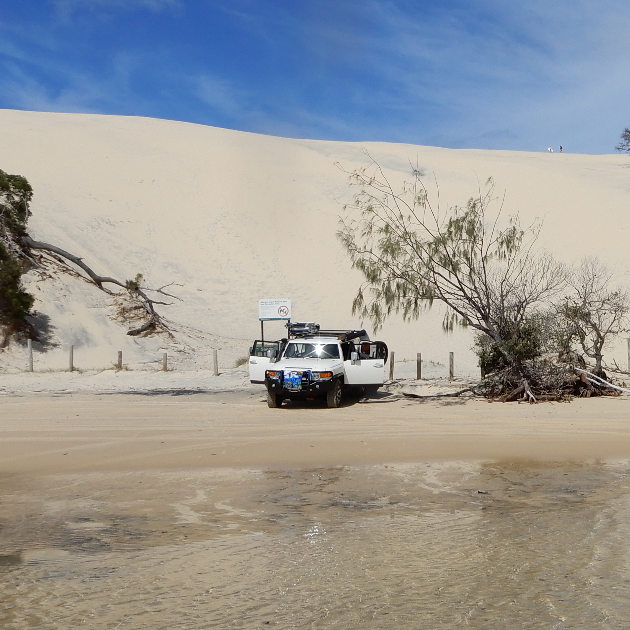 Moreton Island is only fully accessible by 4WD vehicle